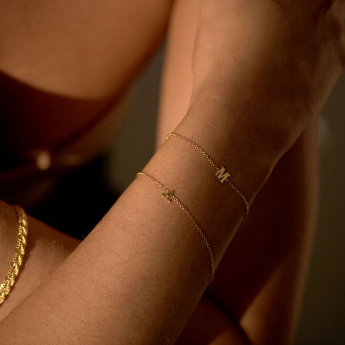 Initial Cuff Bracelet - Gold Letter – Enjoy 25% off – BaubleBar